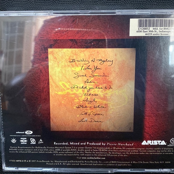 Sarah McLachlan “Surfacing” - CD used - Picture 2 of 4